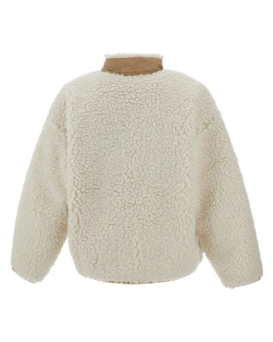 Polo Ralph Lauren White Off Relaxed Fleece Jacket for men