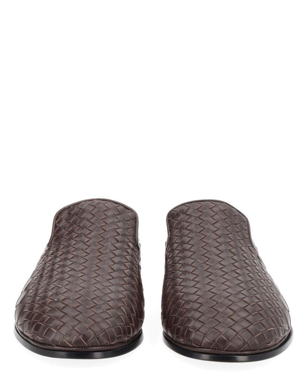 Bottega Veneta Brown Woven Collection Loafers for men