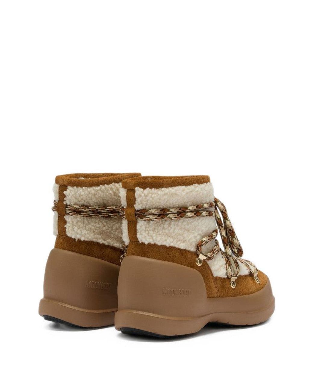 Moon Boot Natural Textured Mezzaluna Boot