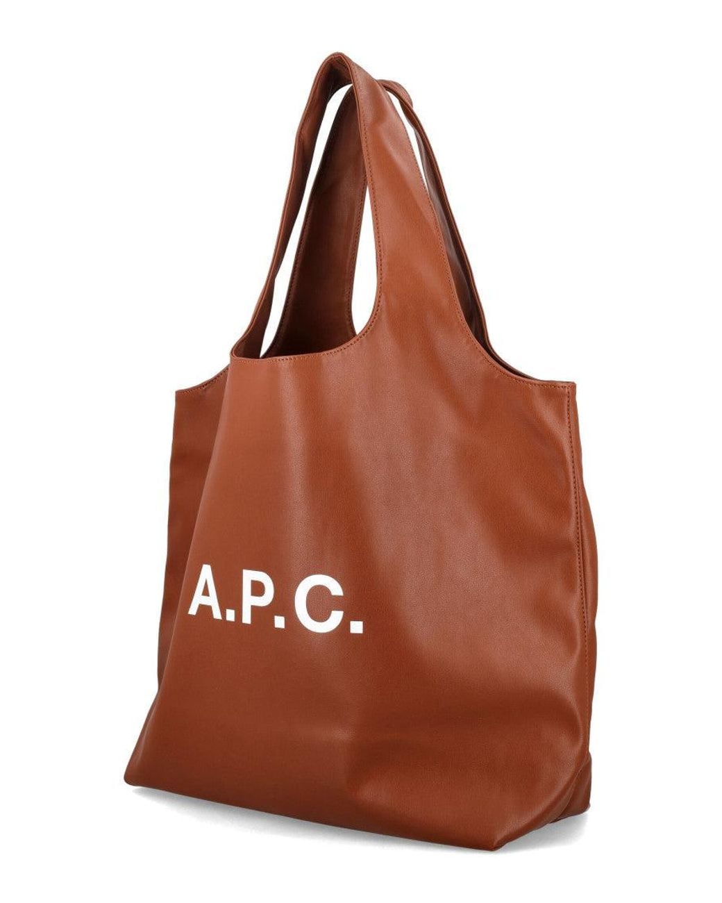 A.P.C. Brown Ninon Tote Bag