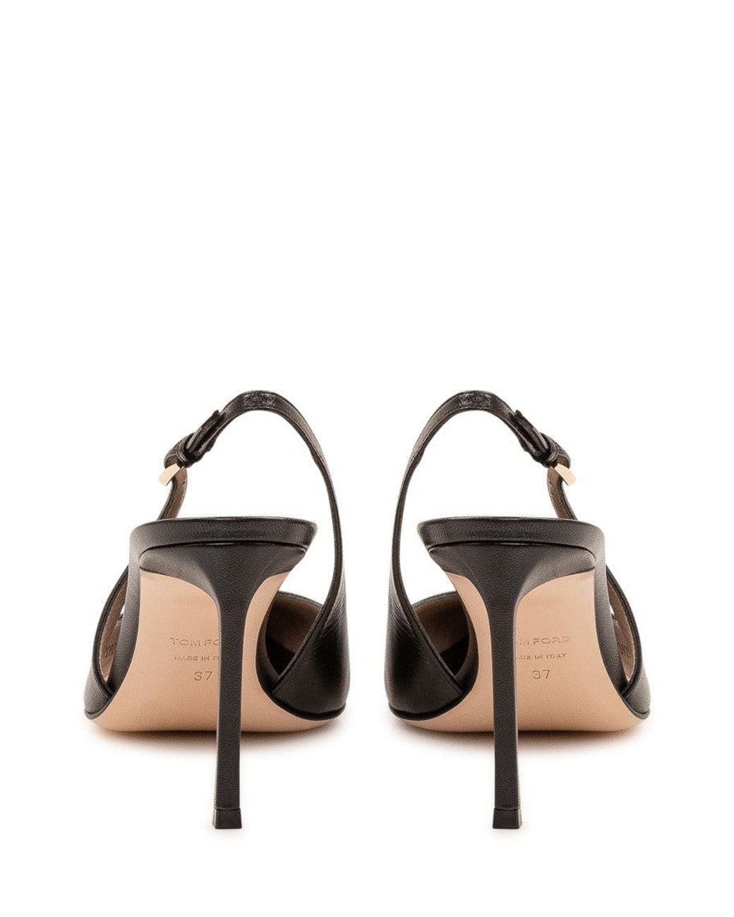 Tom Ford Black Fashion Slingback Heels
