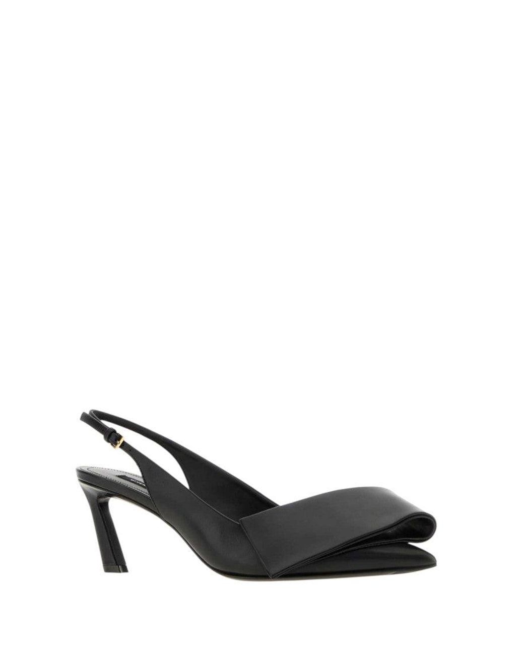 Givenchy Black Ribbon Pumps