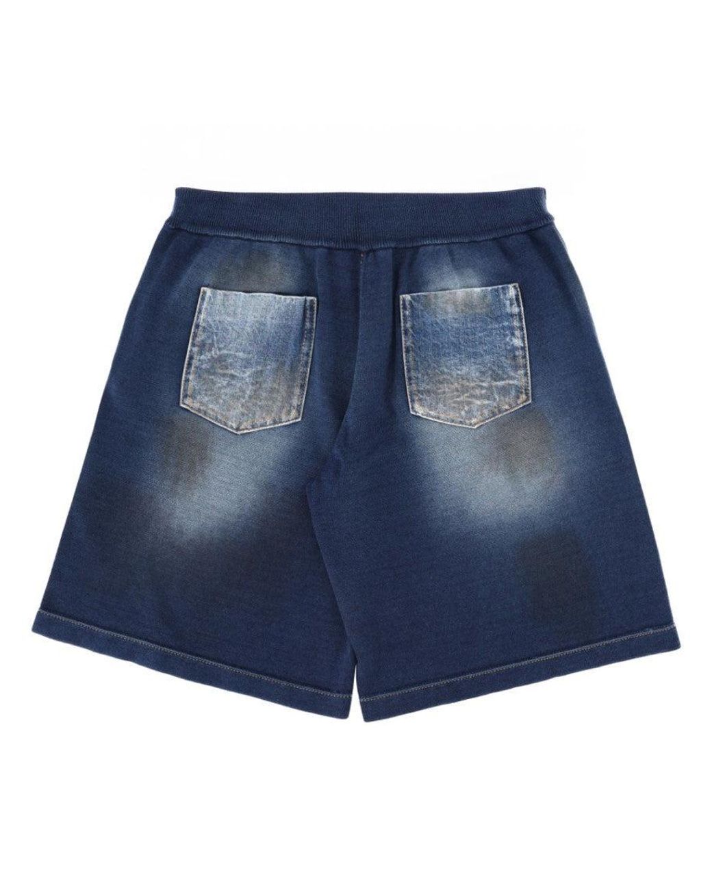 DSquared² Blue Distressed Shorts for men