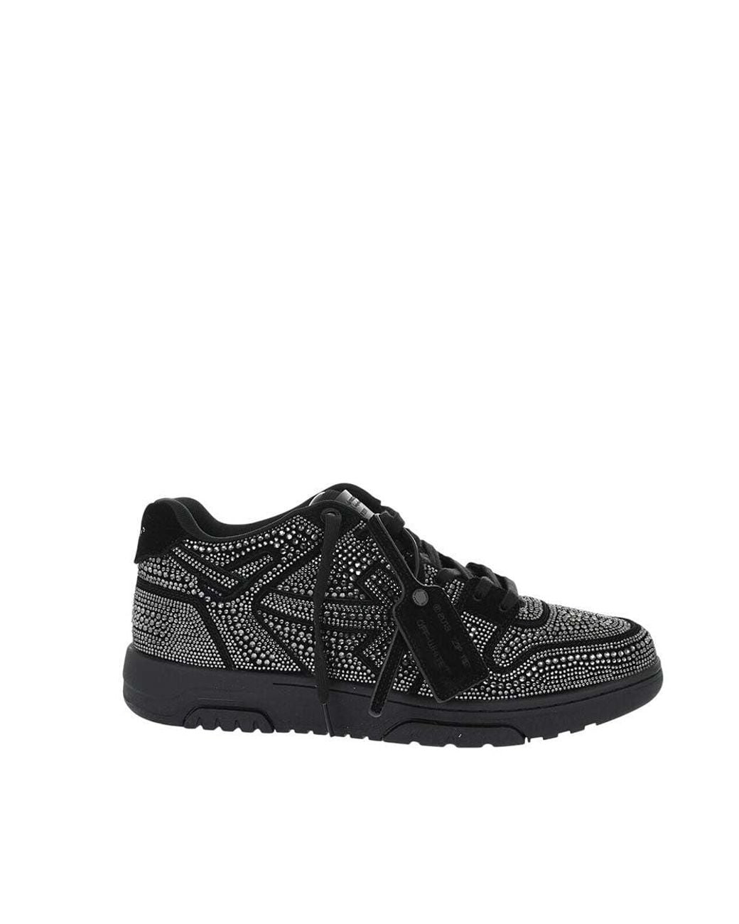 Off-White c/o Virgil Abloh Black Embellished Sneakers for men