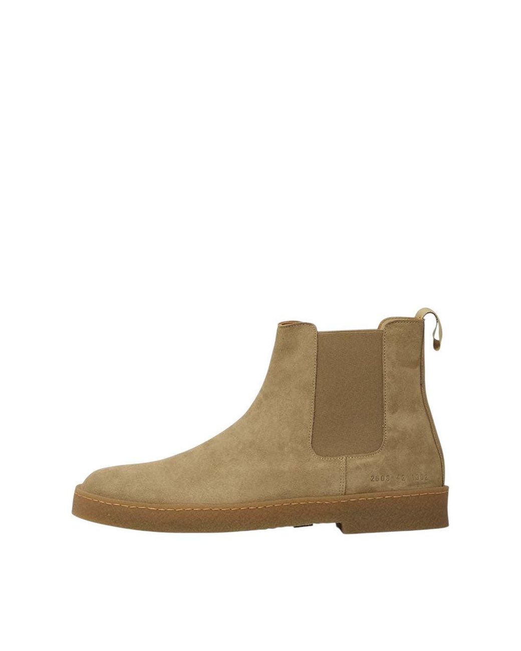 Common Projects Brown Suede Boots for men