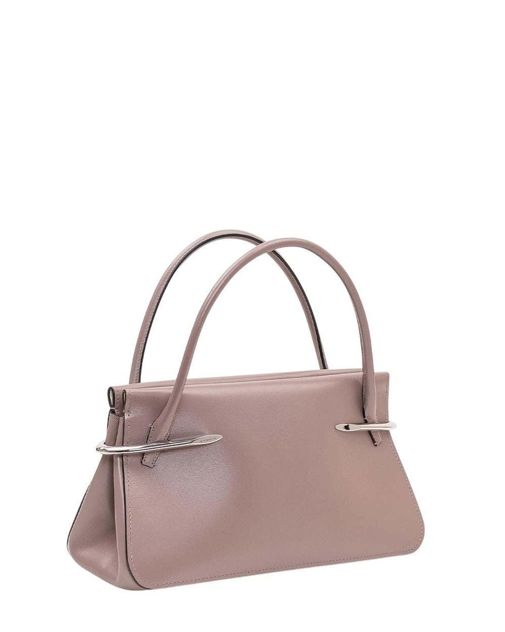 Givenchy Purple Taupe Pinch Mini Satchel