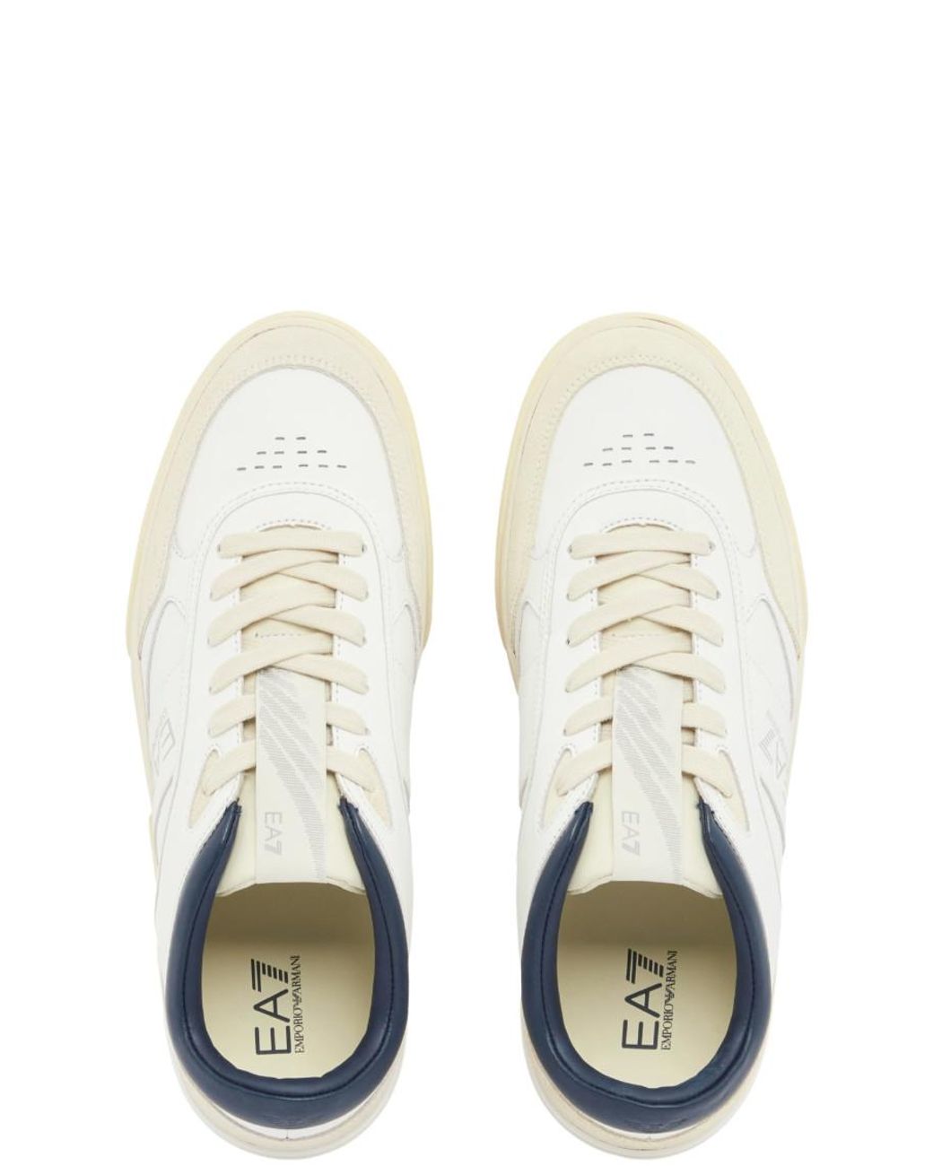 EA7 White Logo Pride Sneakers for men