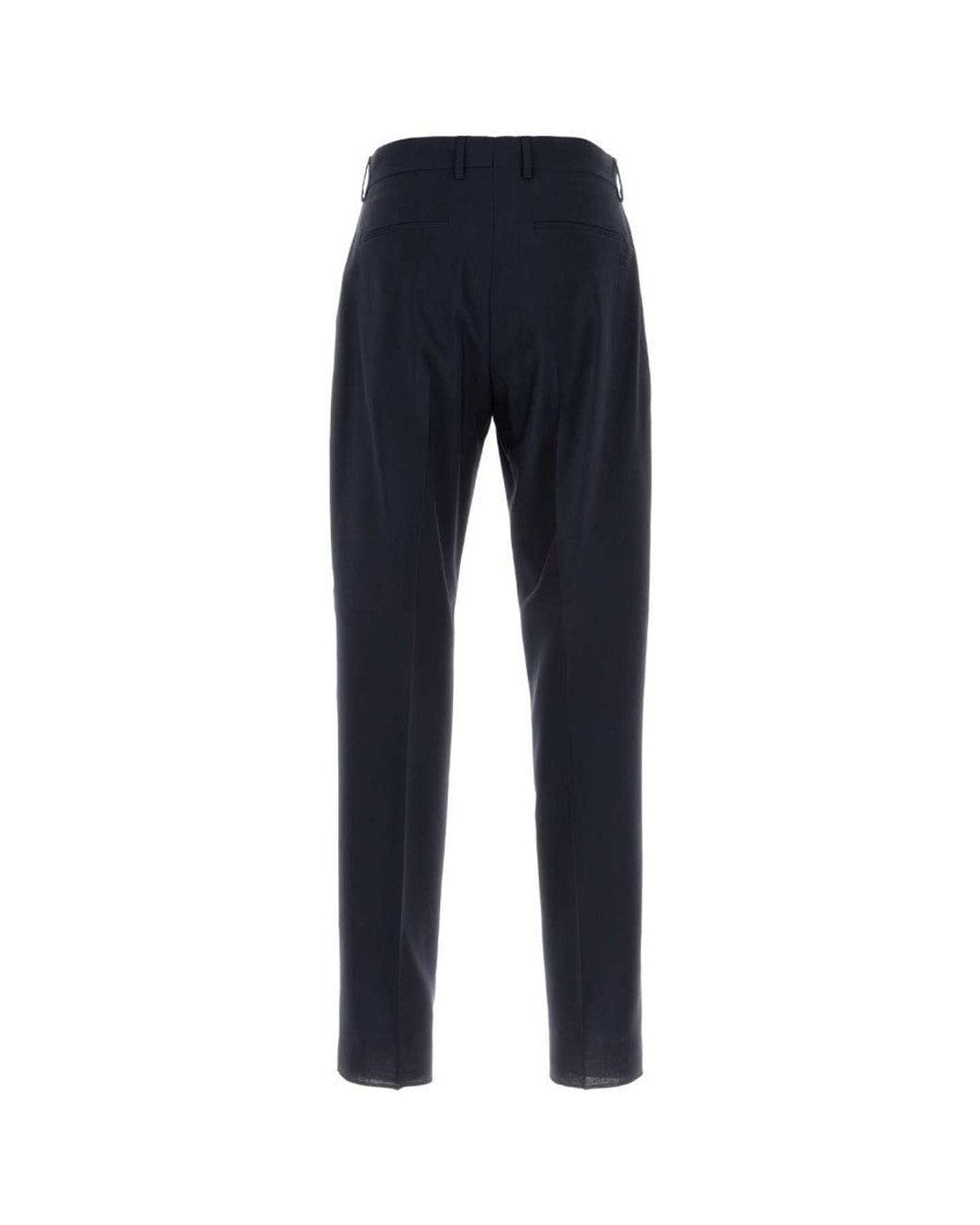 Fendi Blue Dark Tailored Pants for men