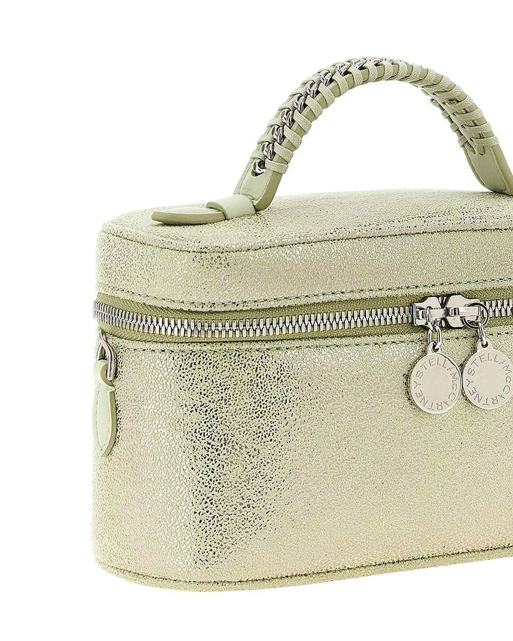 Stella McCartney Metallic Falabella Mini Crossbody Bag