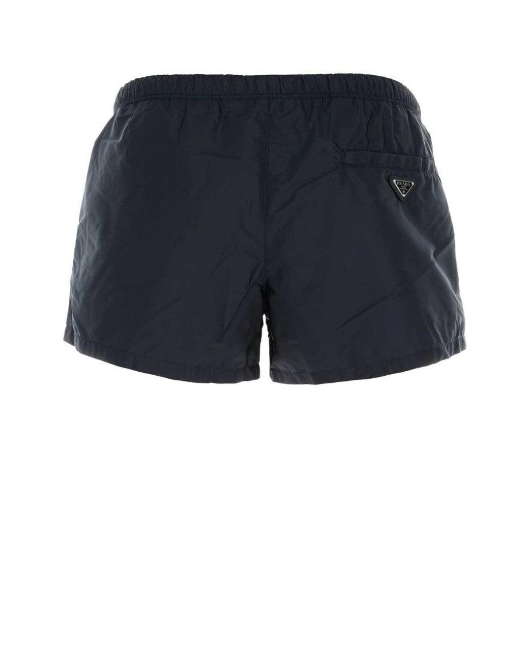 Prada Blue Re-Nylon Swimming Shorts for men