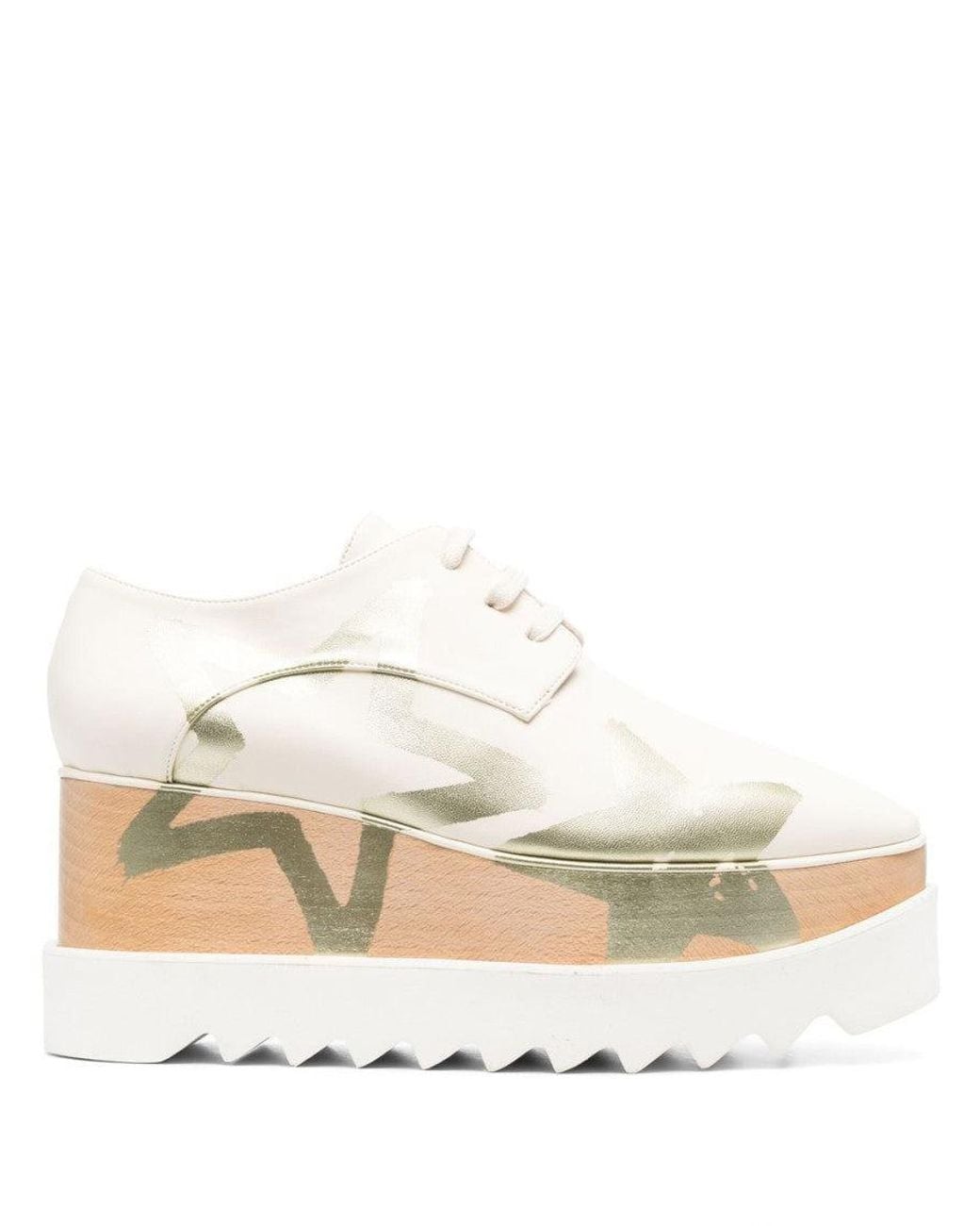 Stella McCartney Natural Elyse Platform Sneakers
