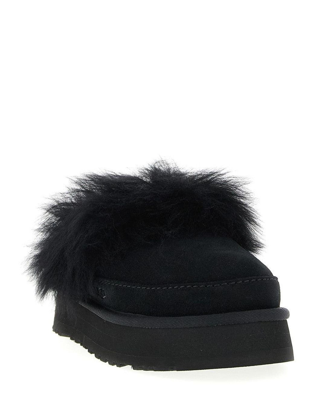 Ugg Black 'Disquette Chalet' Slipper