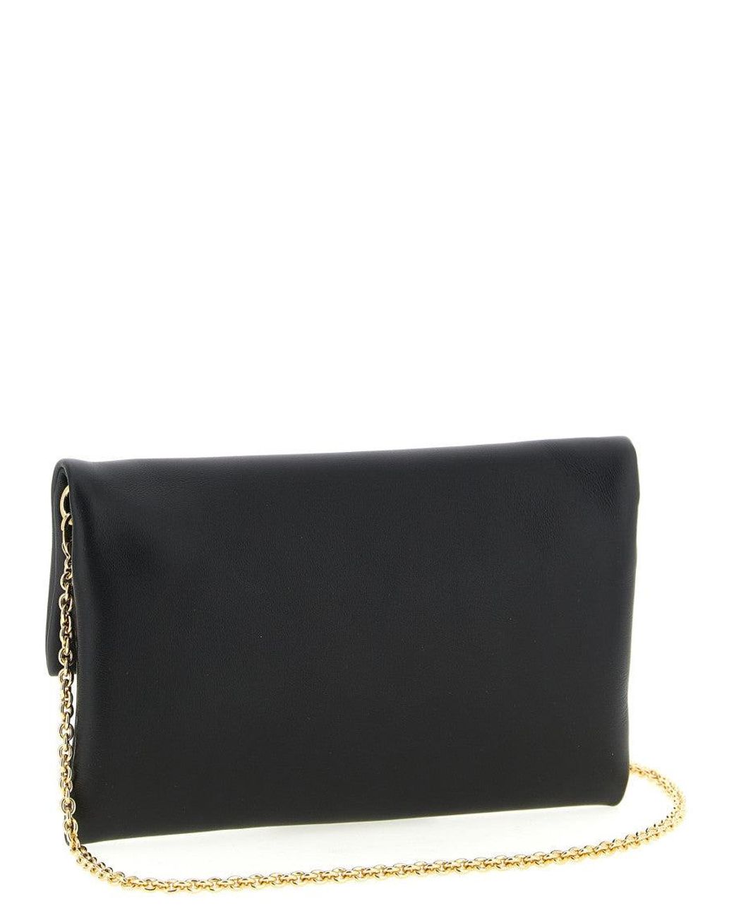Fendi Black Mamma Baguette Clutch