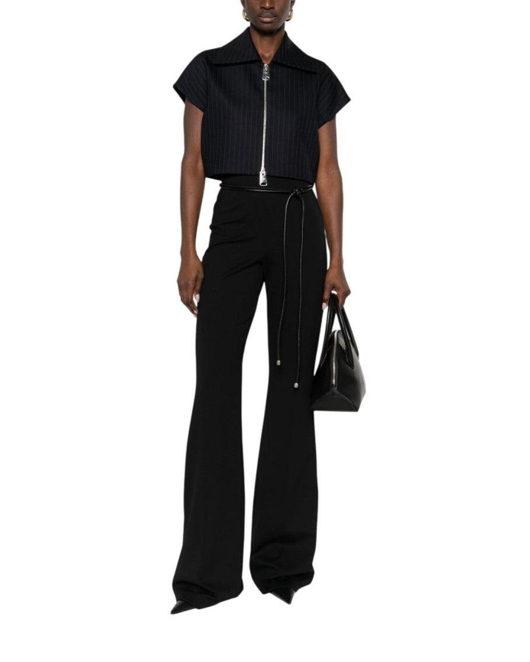 Sportmax Black Token Pants