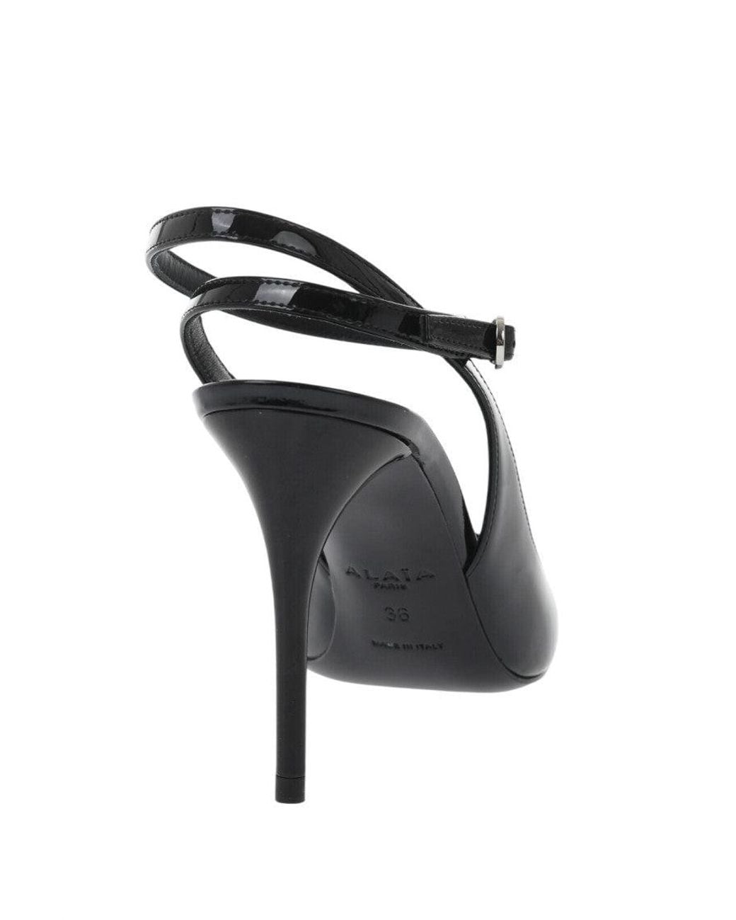 Alaïa Black Glossy Leather Pumps