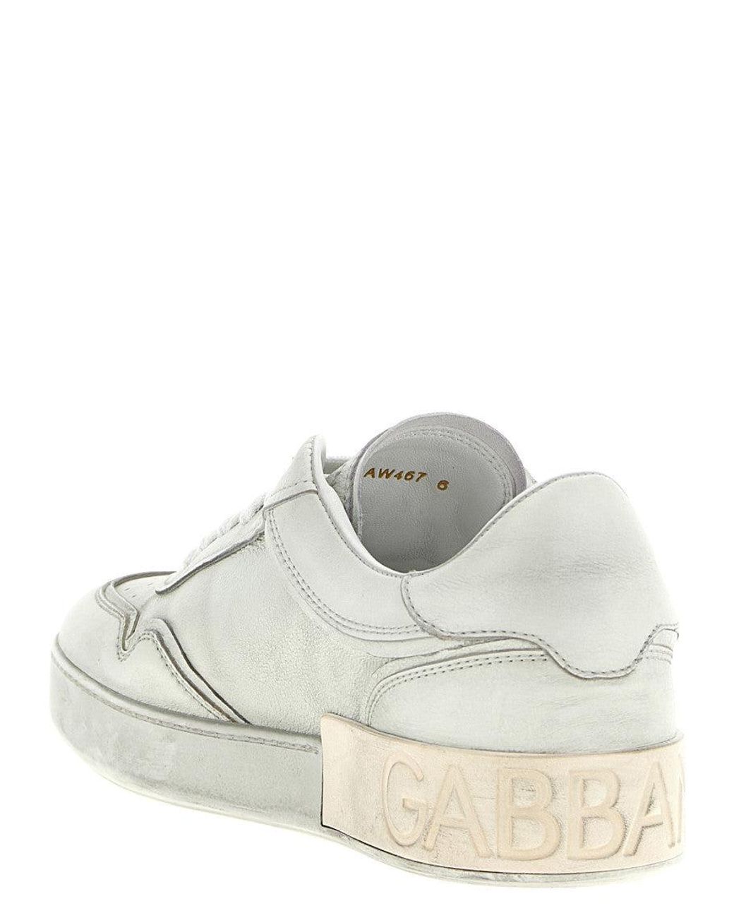 Dolce & Gabbana White Dolce & Gabbana Portofino Sneaker for men