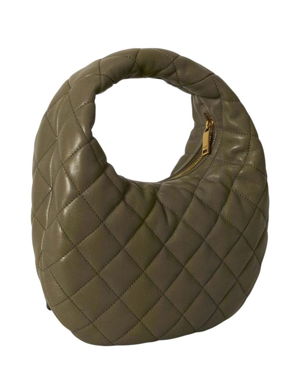 Saint Laurent Green Icarino Small Hobo