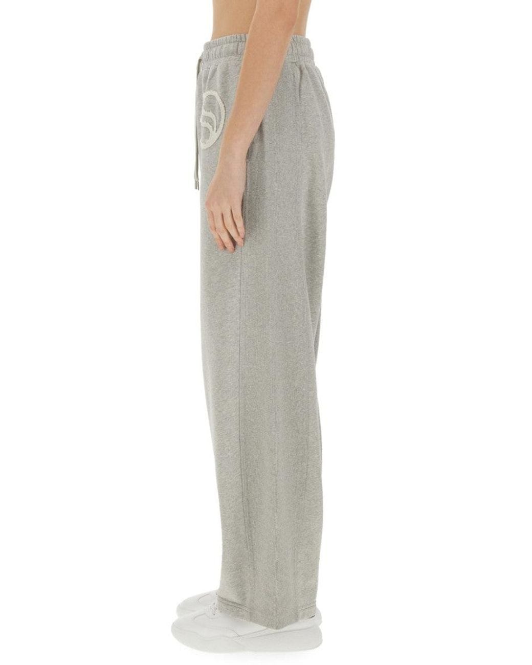 Stella McCartney Gray Cotton Logo Activewear