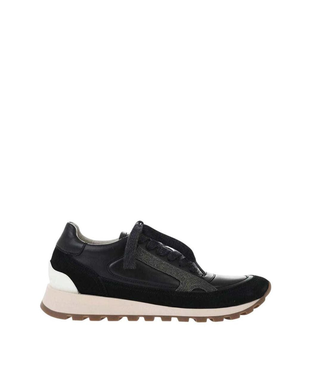 Brunello Cucinelli Black Low-Top Sneakers