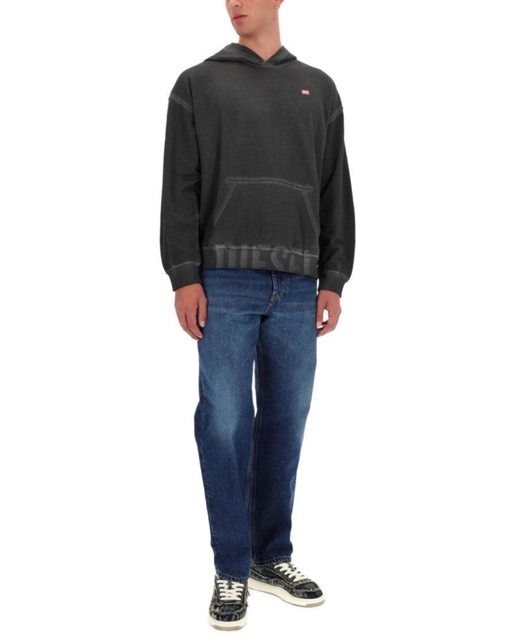 DIESEL Blue Mid Rise Jeans for men