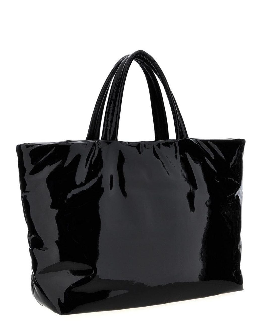 Saint Laurent Black Logo-Debossed Tote Bag for men
