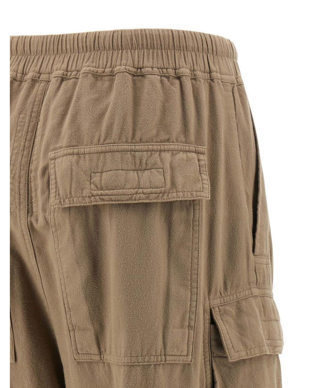 Rick Owens Natural 'Double Cargo Jumbo Belas' Pants