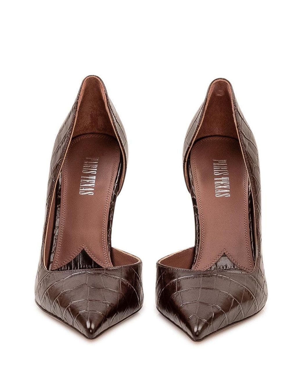 Paris Texas Brown Elegant Décolleté Heels 105