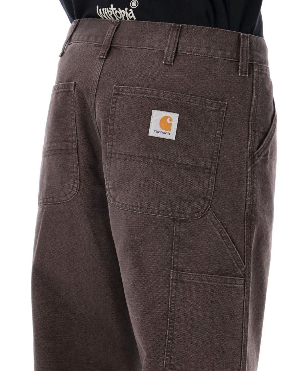 Carhartt Brown Relaxed Mid Rise Jeans for men