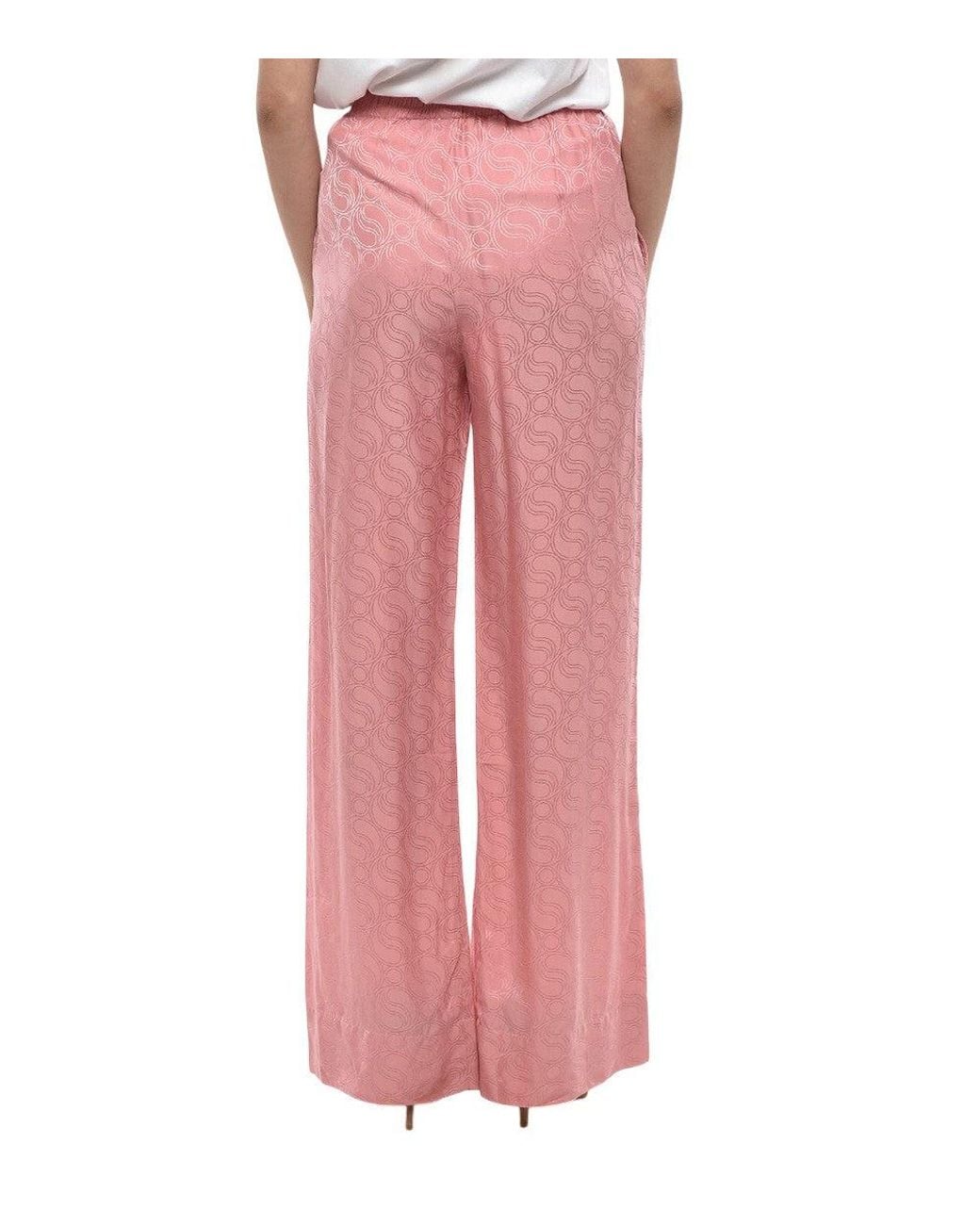 Stella McCartney Pink Relaxed Drawstring Pants