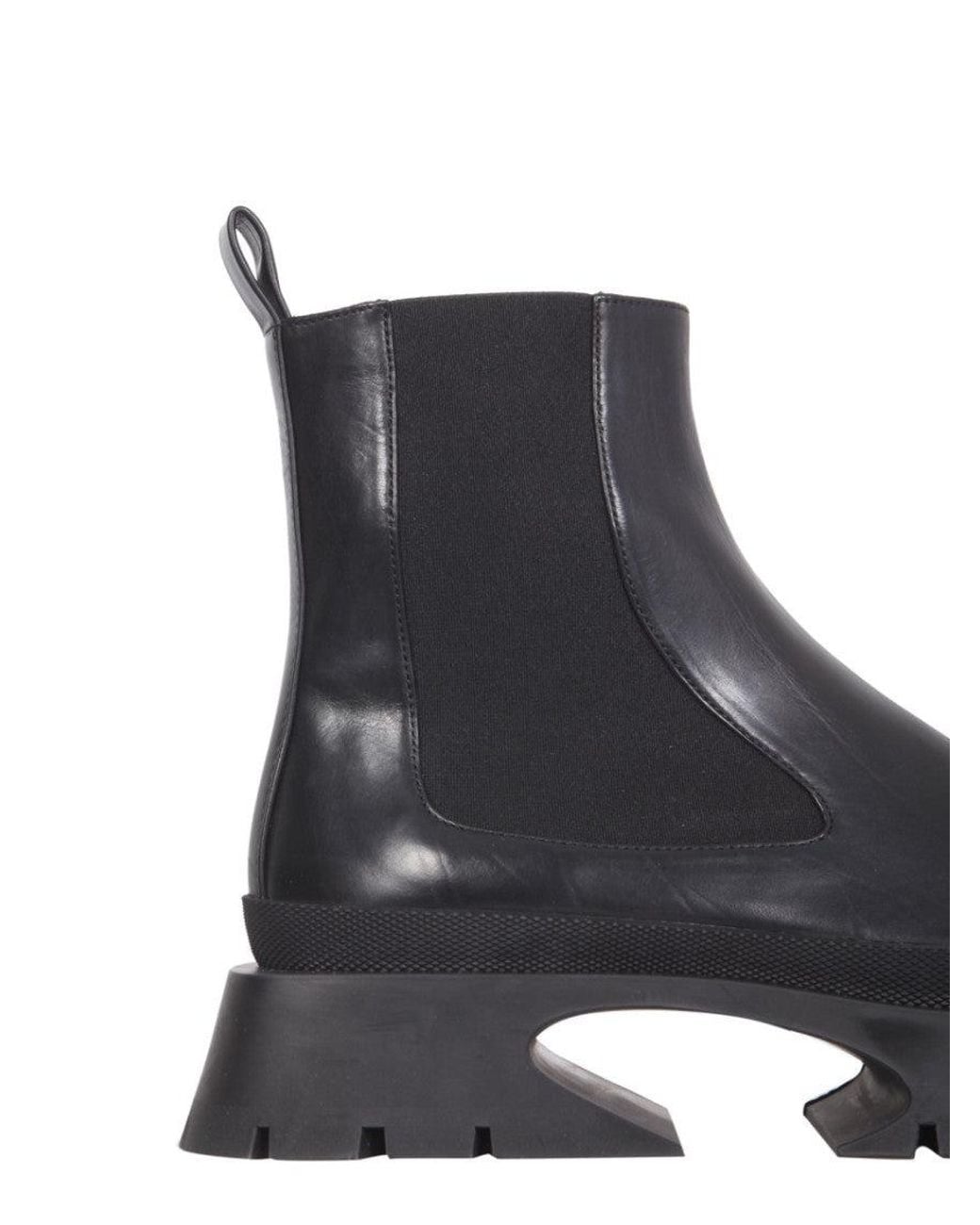 Jil Sander White Leather Boots