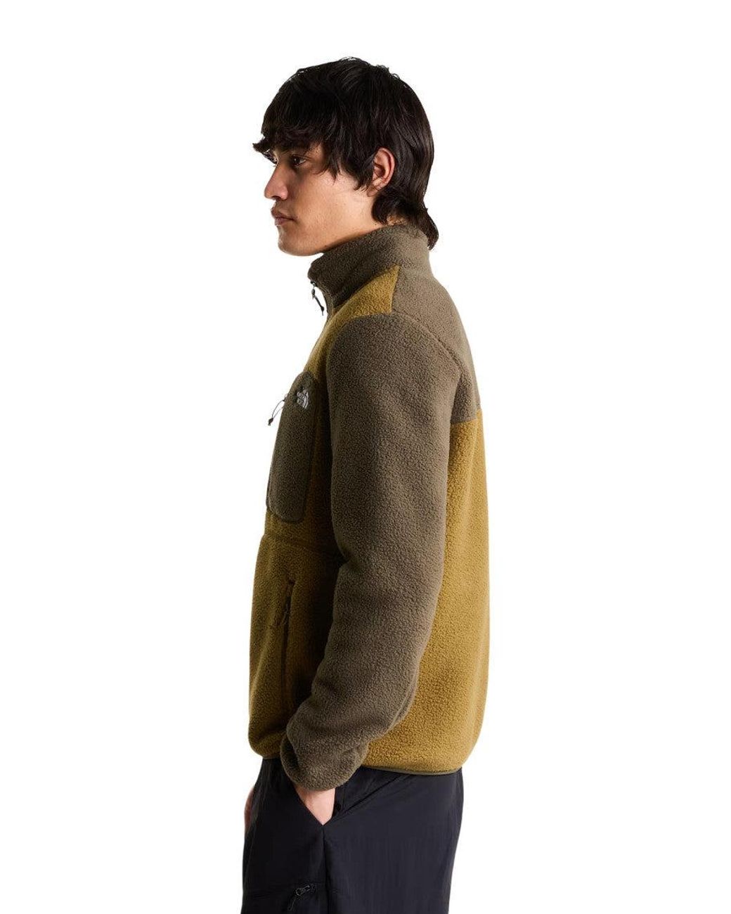 The North Face Brown Fleece Jacket for men