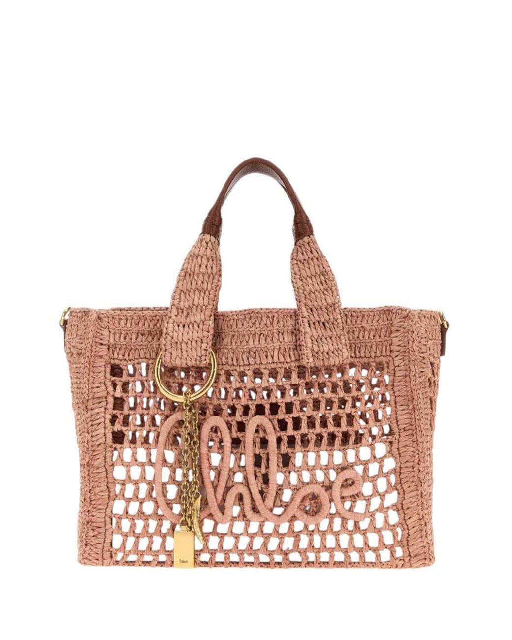 Chloé Natural Summer Banana Small Tote