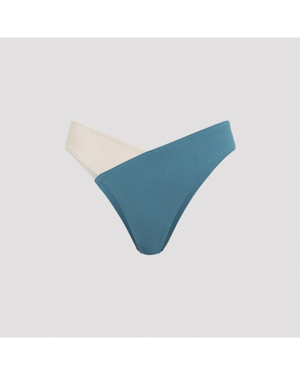 Eres Blue Color-Block Bikini Briefs