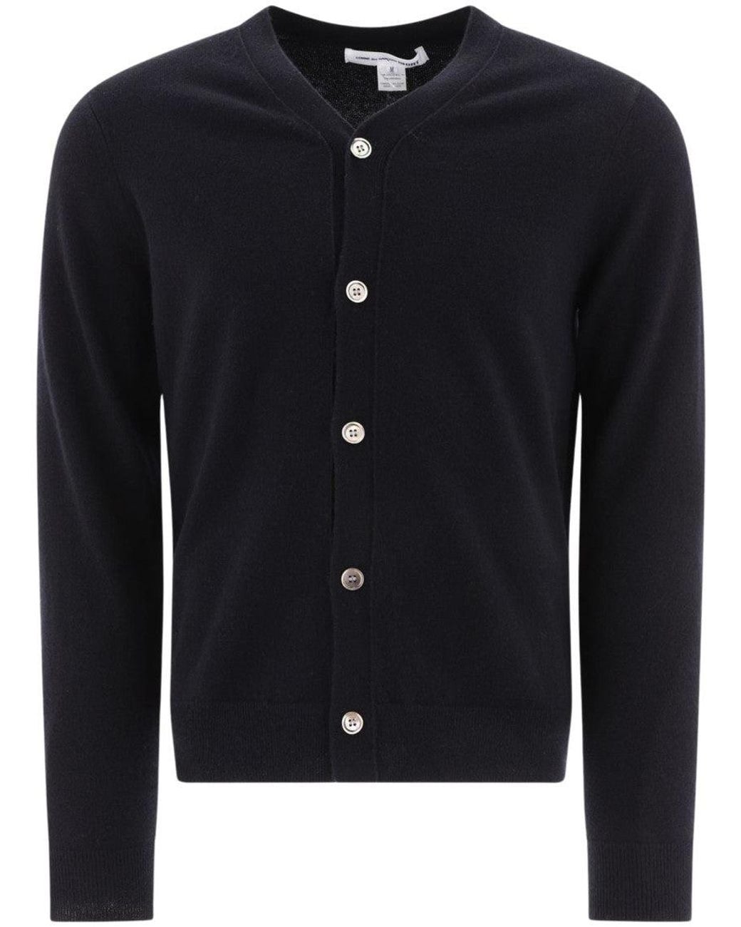 Comme des Garçons Blue Button-Up Cardigan for men
