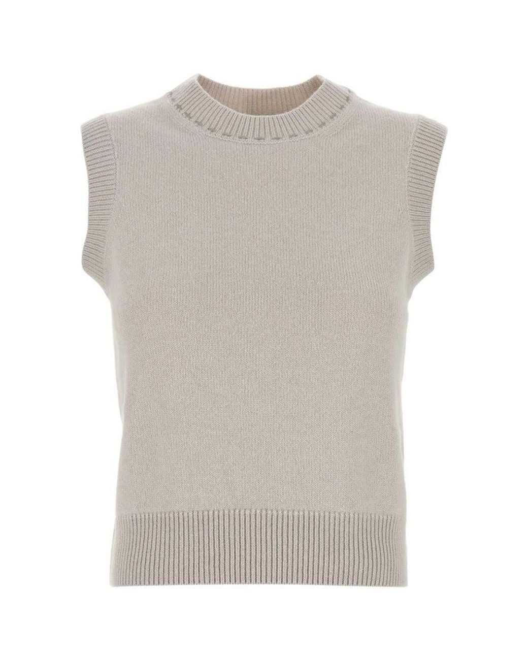 Fendi Gray Cashmere Vest