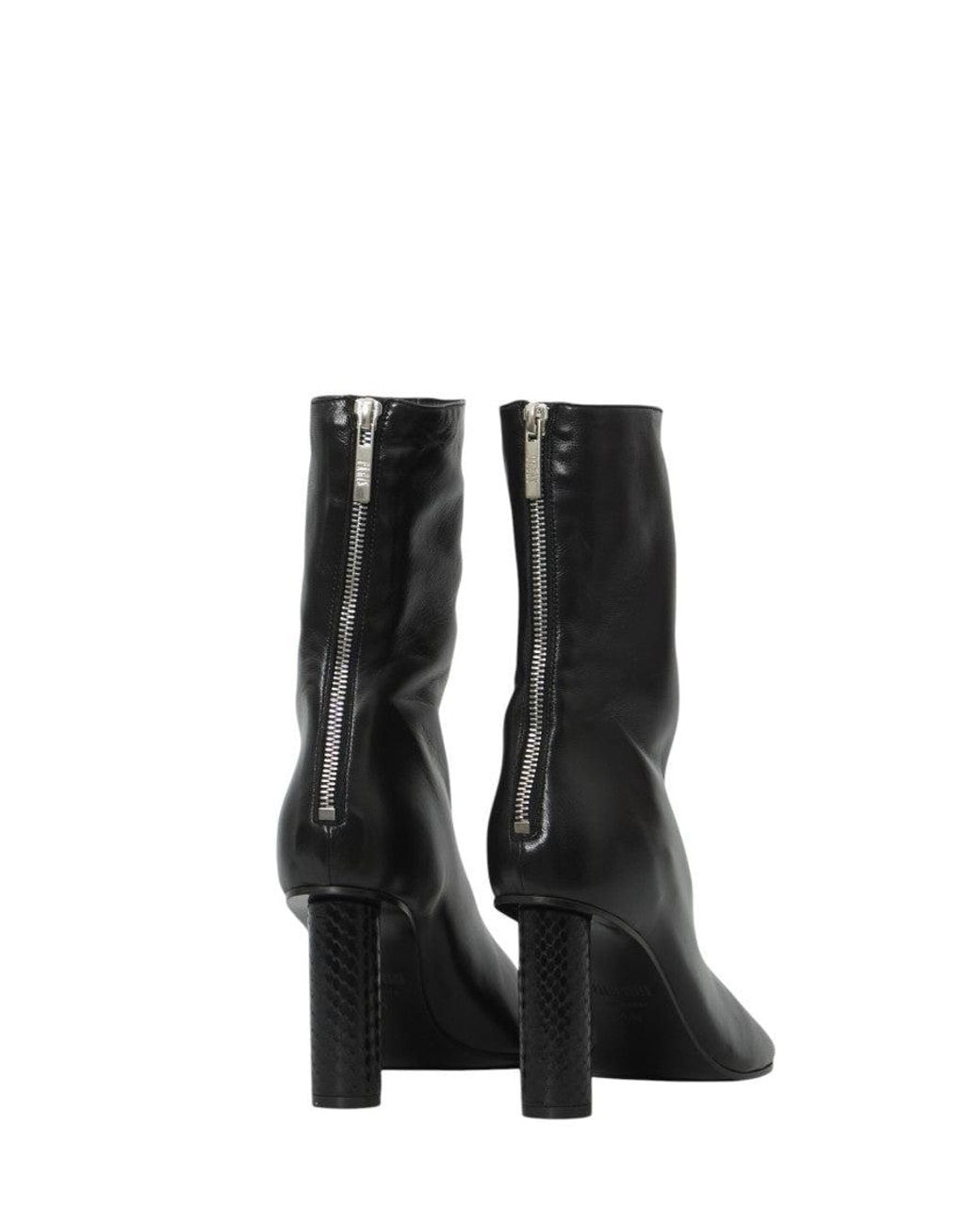 Paris Texas Black Alice Ankle Boots