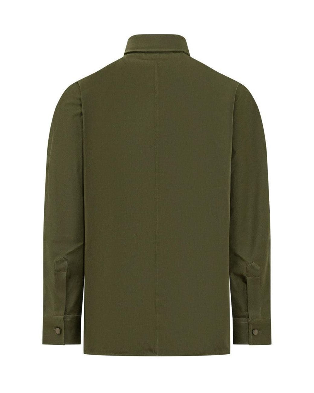 Givenchy Green Regular Solid Shirt for men
