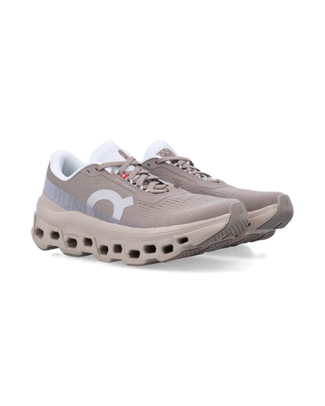 On Shoes Gray Logo Sneakers