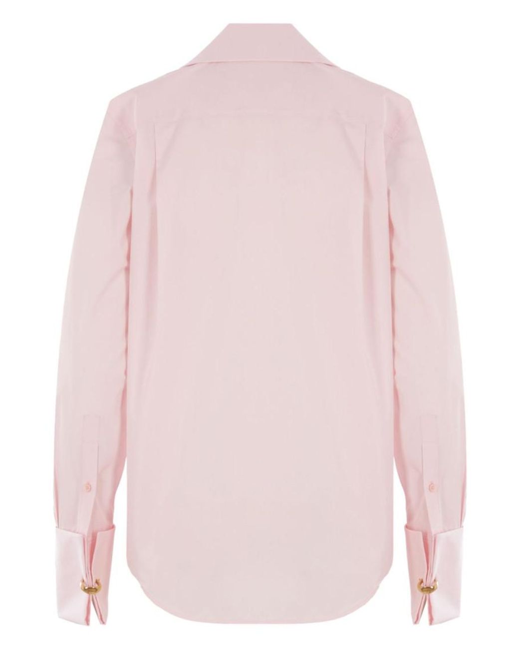 Loewe Pink Draped Cotton Shirt