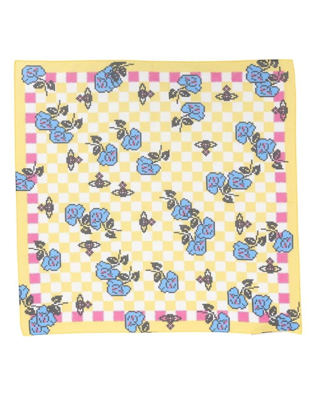 Vivienne Westwood Metallic Printed Scarf