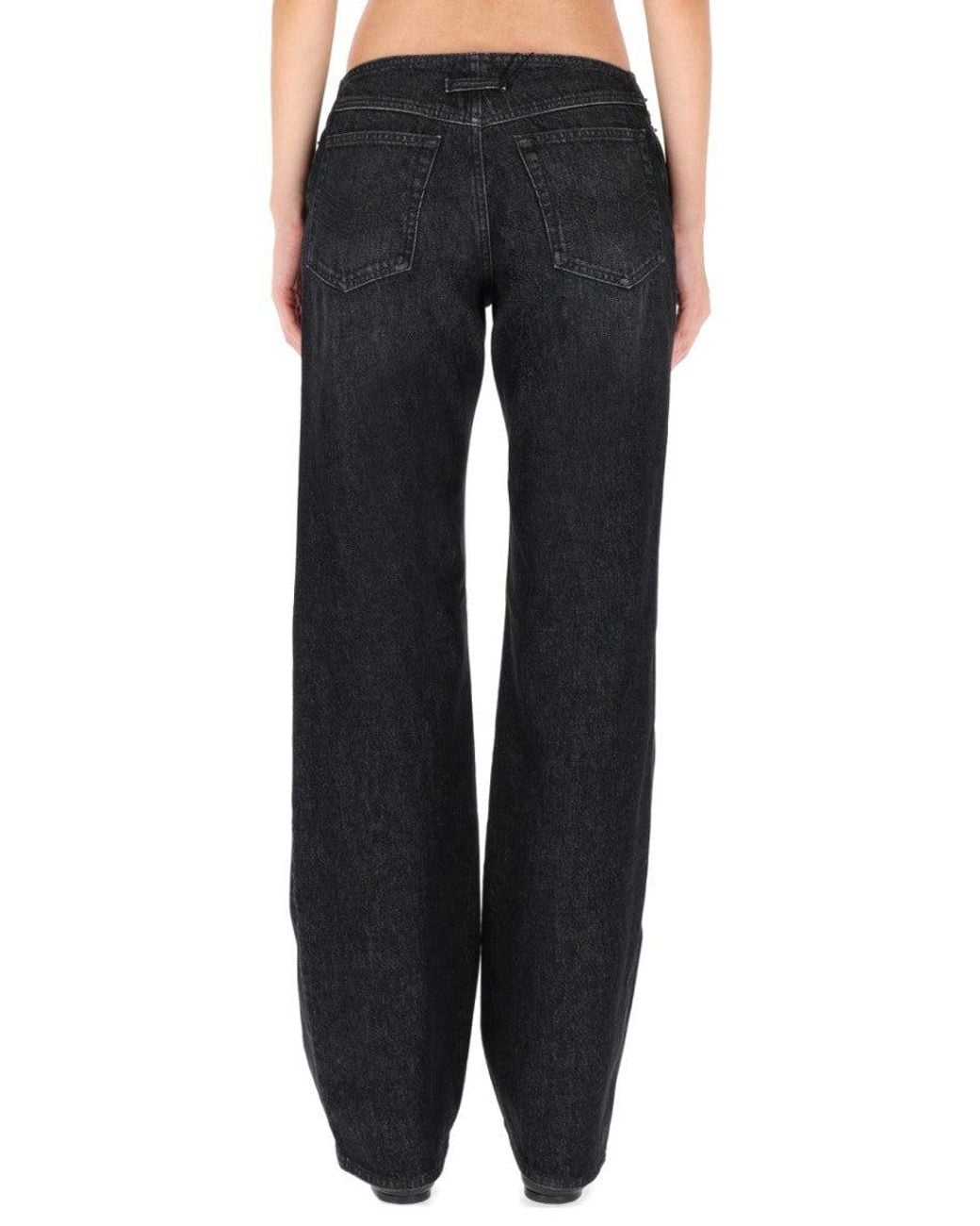 Jean Paul Gaultier Blue Straight Mid Rise Jeans