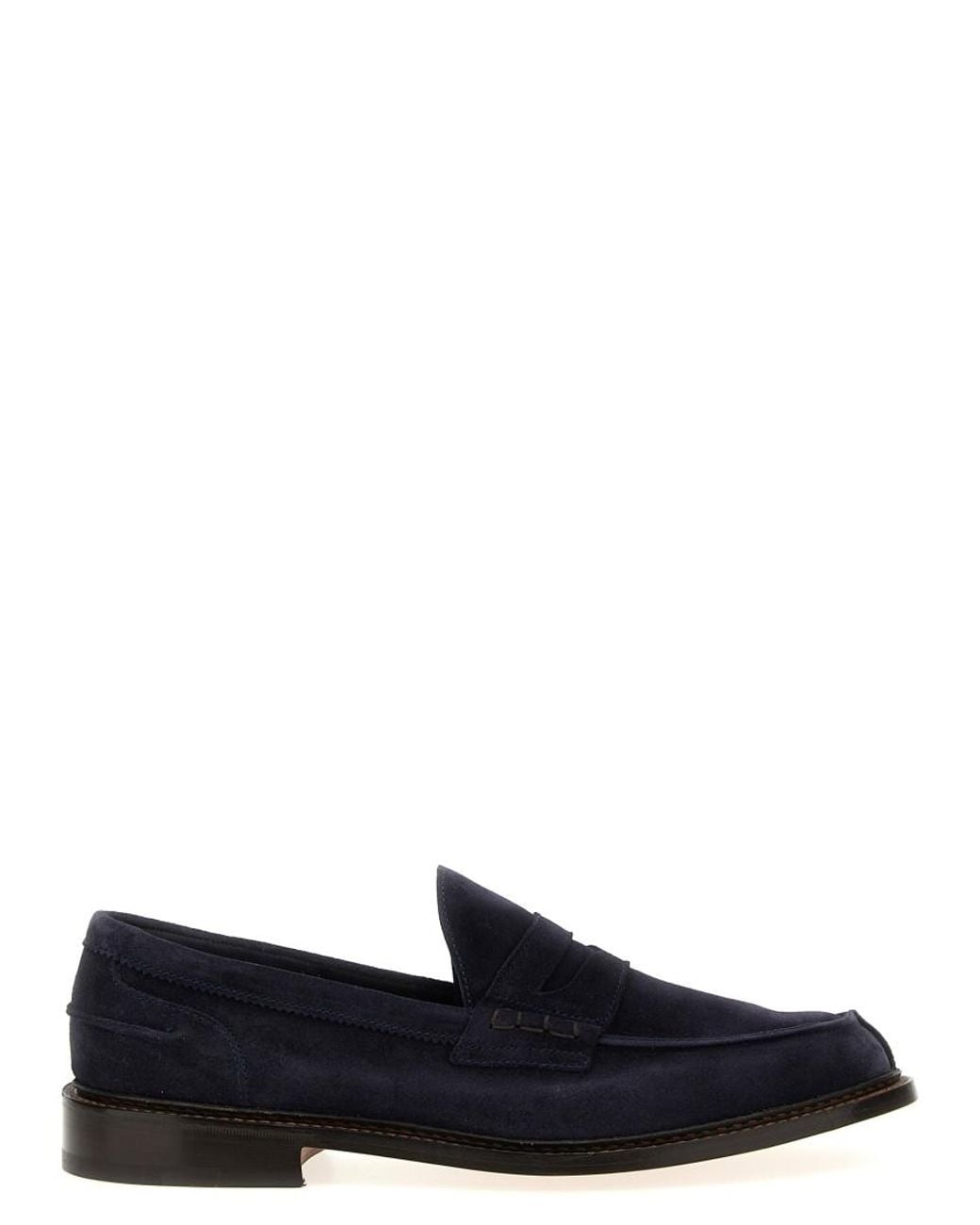 Tricker's Blue Adam Loafers for men