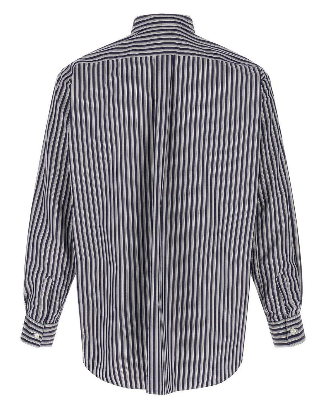 Comme des Garçons Blue Comme Des Garcons Shirt Striped Shirt for men