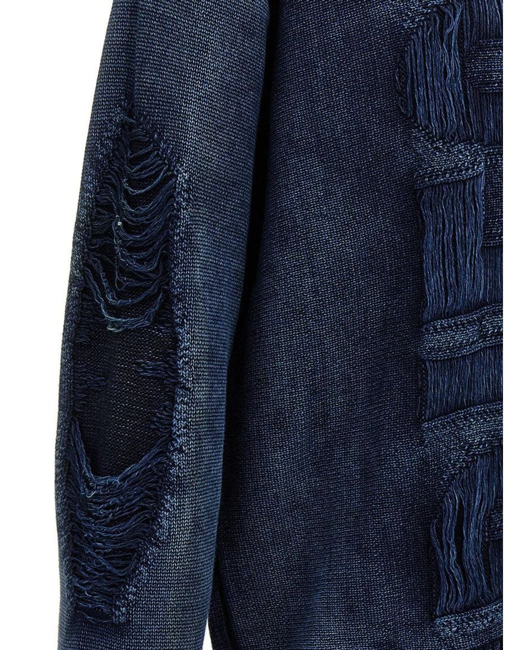 DIESEL Blue Sweaters for men