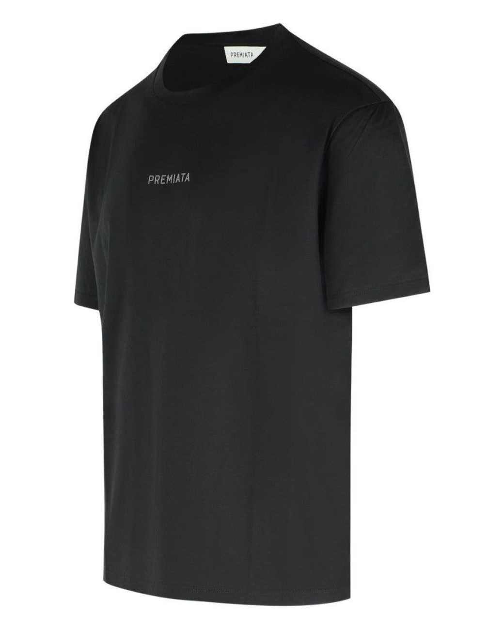 Premiata Black Crew Neck T-Shirt for men