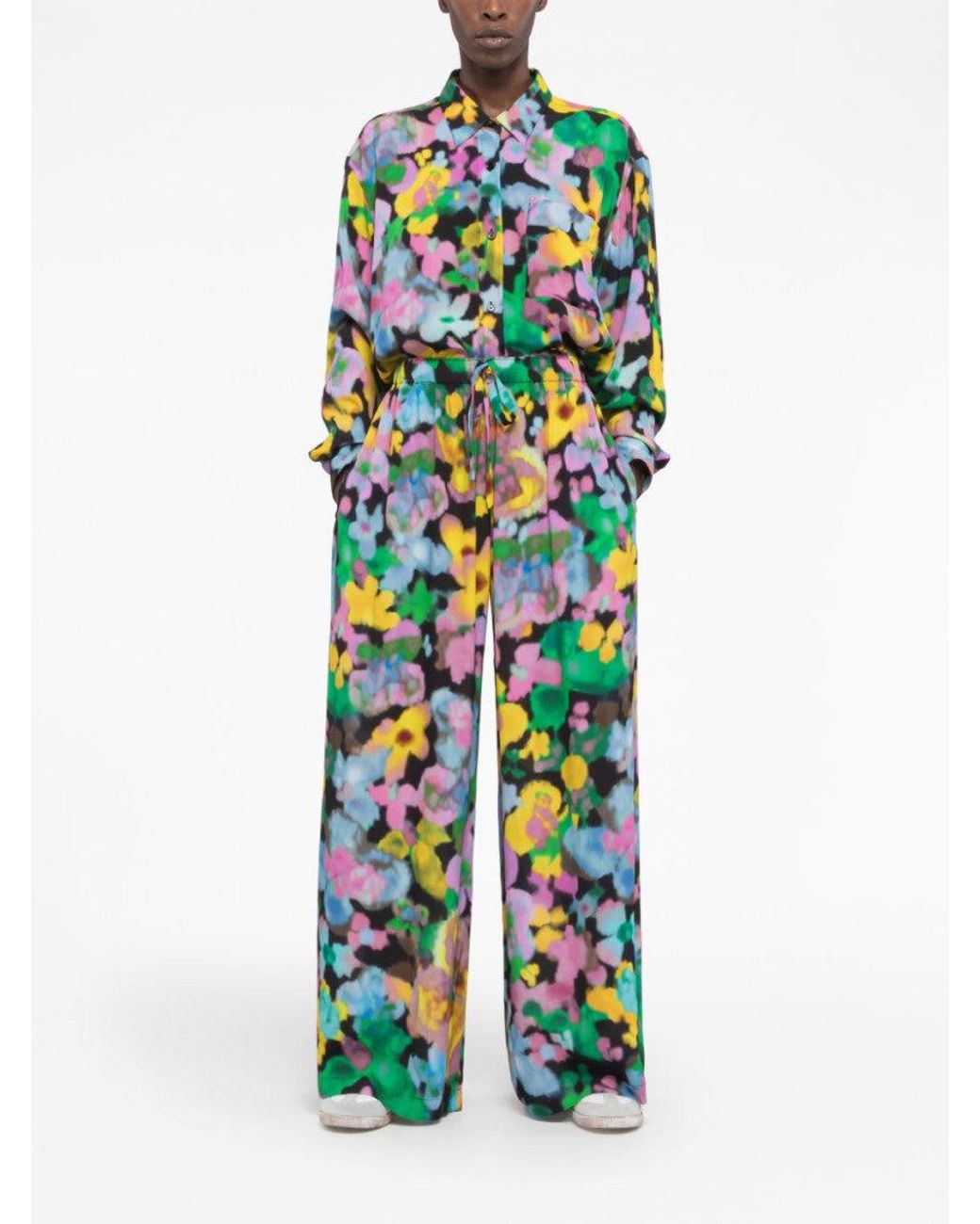 AZ FACTORY Blue Printed Pyjamas Trousers