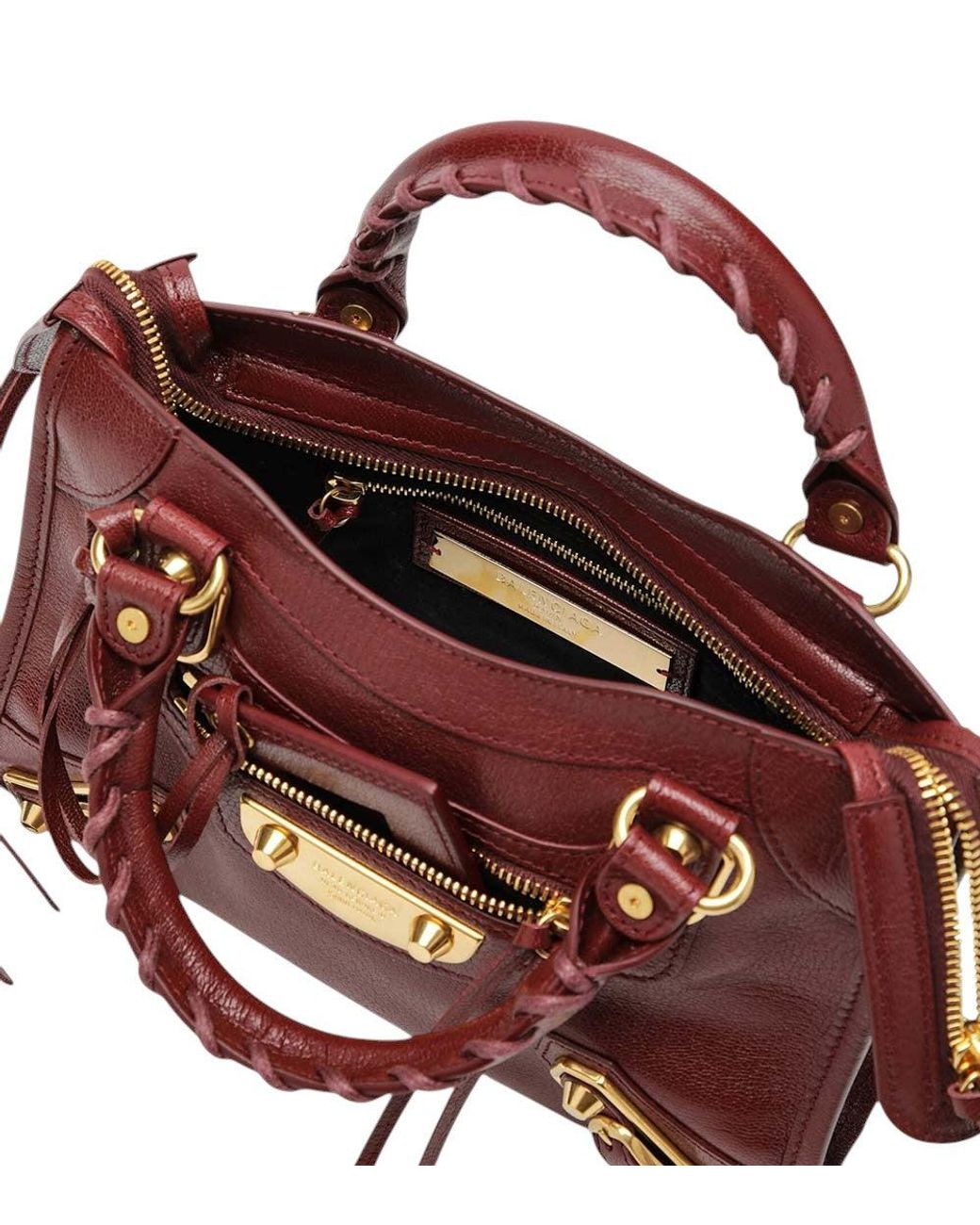Balenciaga Purple Le City Uptown Mini Satchel