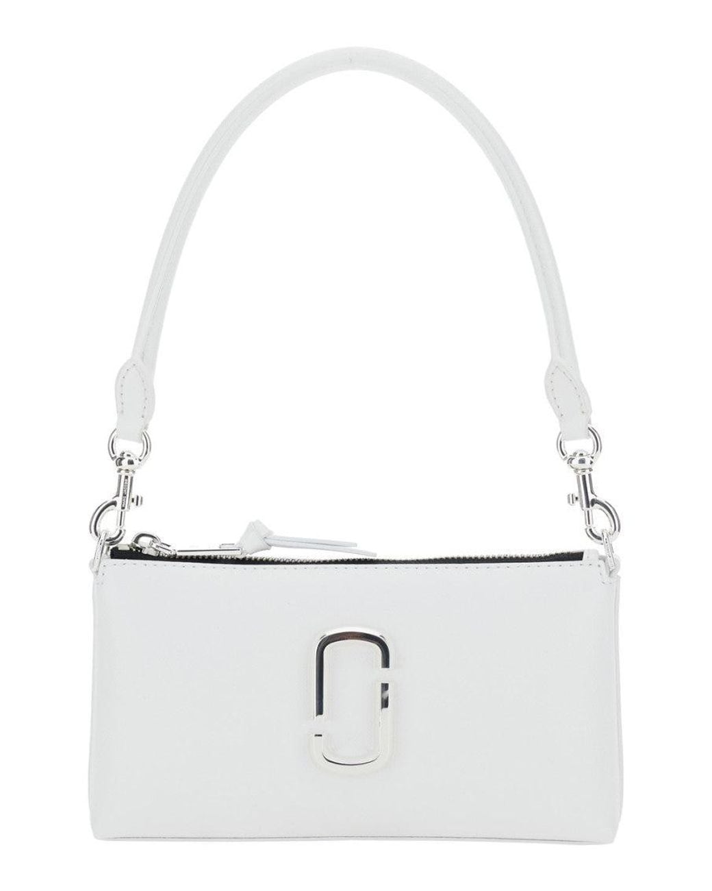 Marc Jacobs White The Snapshot Shoulder Bag