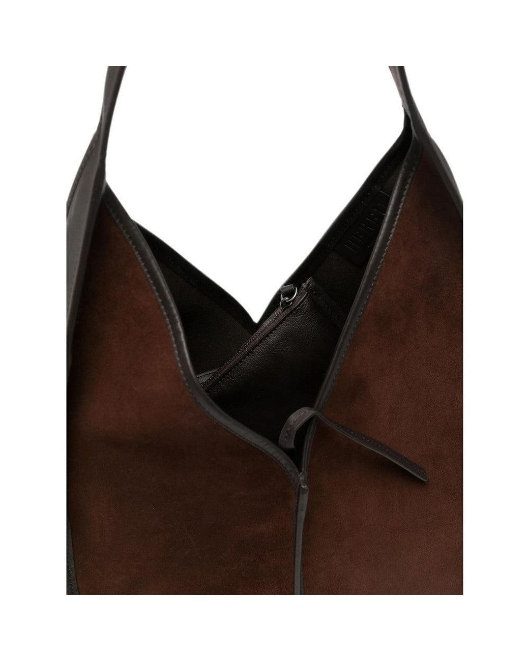 Hereu Brown Calella Large Shoulder Bag