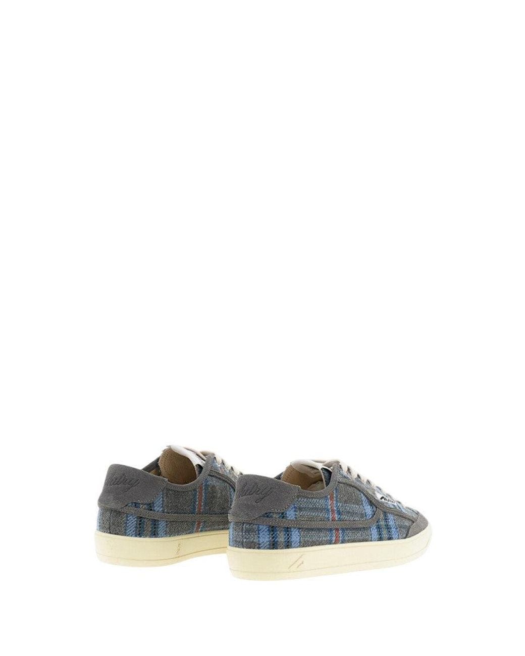 Autry Blue Checks Super Vintage Sneakers for men